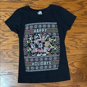 Next Level Apparel Black Kids Festive Tee